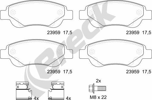 Breck 23959 00 702 00 - Jarrupala, levyjarru inparts.fi