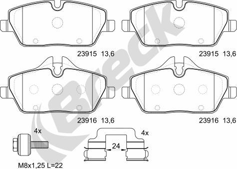 Breck 23915 00 651 00 - Jarrupala, levyjarru inparts.fi