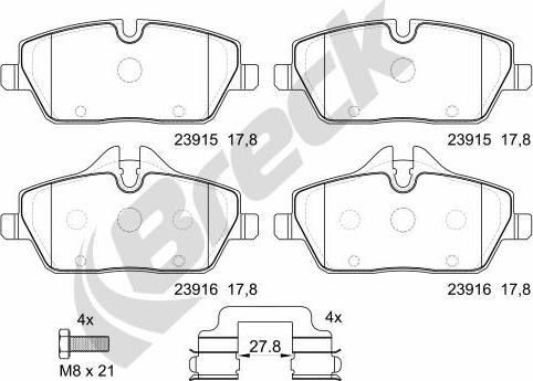 Breck 23915 00 701 00 - Jarrupala, levyjarru inparts.fi