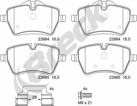 Breck 23984 00 701 00 - Jarrupala, levyjarru inparts.fi