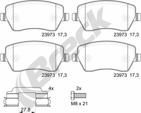 Breck 23973 00 651 00 - Jarrupala, levyjarru inparts.fi