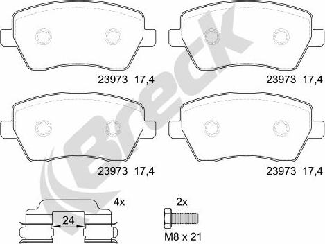 Breck 23973 00 702 00 - Jarrupala, levyjarru inparts.fi