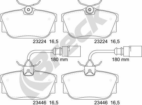 Breck 23446 00 702 10 - Jarrupala, levyjarru inparts.fi