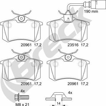 Breck 23554 10 704 10 - Jarrupala, levyjarru inparts.fi