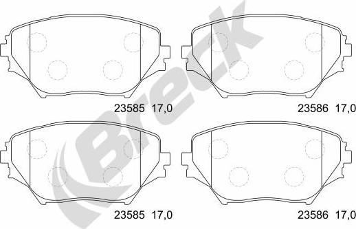 Breck 23585 00 701 00 - Jarrupala, levyjarru inparts.fi