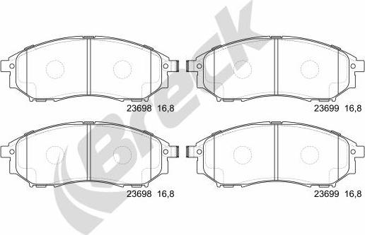 Breck 23698 00 701 00 - Jarrupala, levyjarru inparts.fi