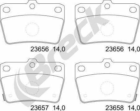 Breck 23656 00 702 10 - Jarrupala, levyjarru inparts.fi