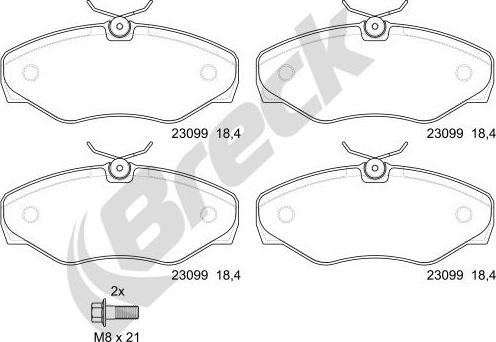 Breck 23099 00 703 00 - Jarrupala, levyjarru inparts.fi