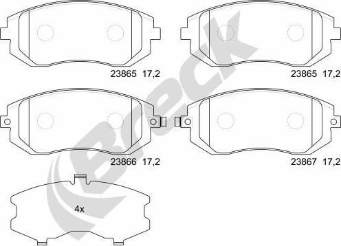 Breck 23865 00 701 00 - Jarrupala, levyjarru inparts.fi