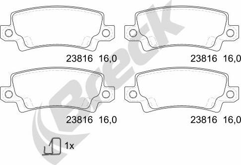 Breck 23816 00 704 10 - Jarrupala, levyjarru inparts.fi