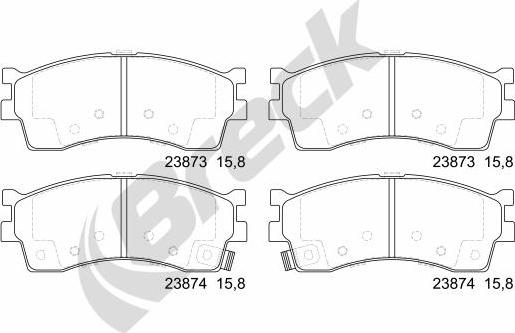 Breck 23873 00 501 10 - Jarrupala, levyjarru inparts.fi