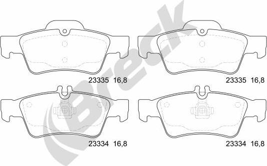 Breck 23334 00 702 20 - Jarrupala, levyjarru inparts.fi