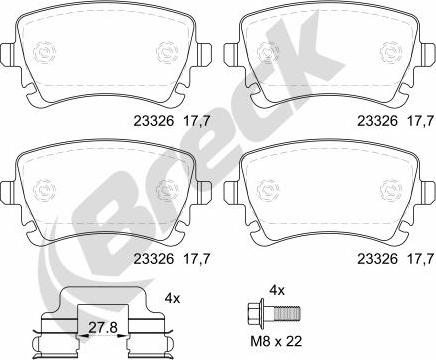 Breck 23326 00 702 00 - Jarrupala, levyjarru inparts.fi