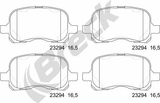 Breck 23294 00 701 00 - Jarrupala, levyjarru inparts.fi