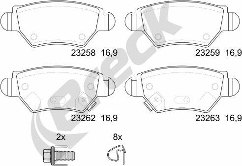 Breck 23258 00 704 10 - Jarrupala, levyjarru inparts.fi