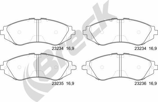 Breck 23234 00 701 10 - Jarrupala, levyjarru inparts.fi