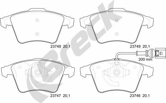 Breck 23746 10 703 10 - Jarrupala, levyjarru inparts.fi