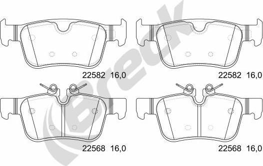 Breck 22568 00 554 00 - Jarrupala, levyjarru inparts.fi