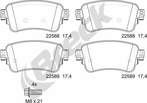 Breck 22588 00 703 00 - Jarrupala, levyjarru inparts.fi