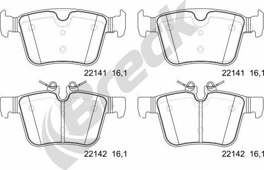 Breck 22141 00 554 00 - Jarrupala, levyjarru inparts.fi