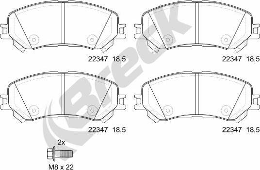 Breck 22347 00 701 00 - Jarrupala, levyjarru inparts.fi