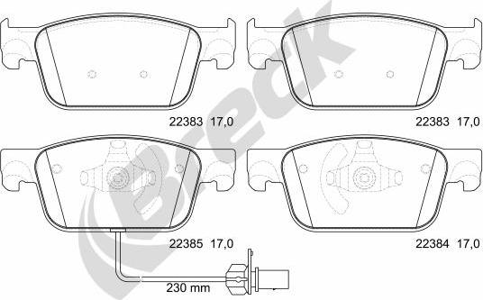 Breck 22383 00 551 00 - Jarrupala, levyjarru inparts.fi