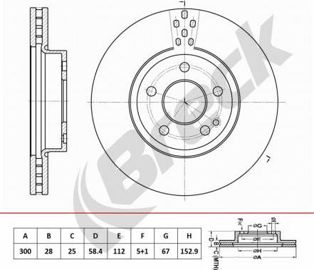 Breck BR 456 VA100 - Jarrulevy inparts.fi