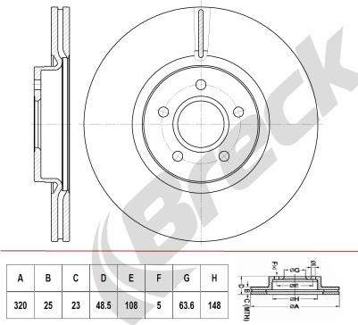 Breck BR 417 VA100 - Jarrulevy inparts.fi