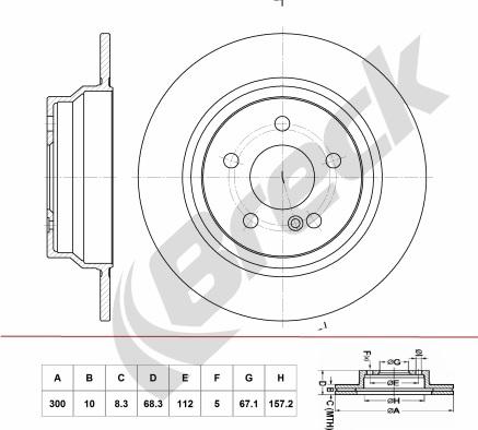 Brembo 08.9584.20 - Jarrulevy inparts.fi