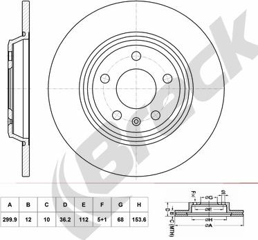 VW 8K0698601A - Jarrulevy inparts.fi