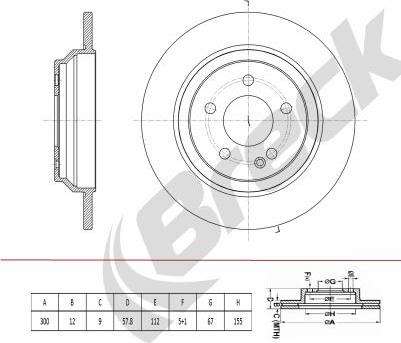 Breck BR 077 SA100 - Jarrulevy inparts.fi