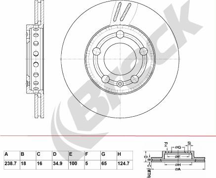 Breck BR 309 VA100 - Jarrulevy inparts.fi