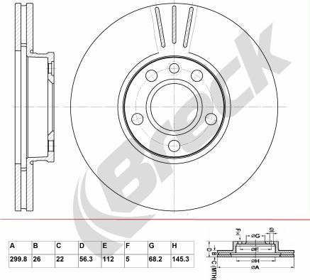 Breck BR 386 VA100 - Jarrulevy inparts.fi