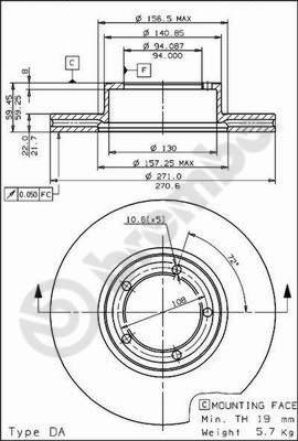 Delphi BG2358 - Jarrulevy inparts.fi