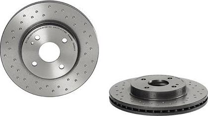 Brembo 09.A968.1X - Jarrulevy inparts.fi