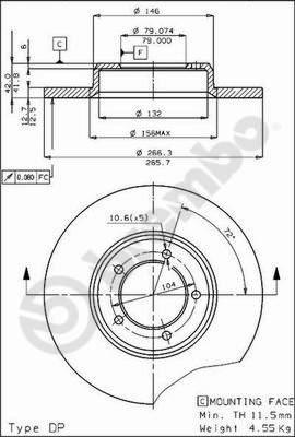 Ferodo DDF747 - Jarrulevy inparts.fi