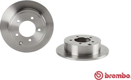 Brembo 08.A114.30 - Jarrulevy inparts.fi