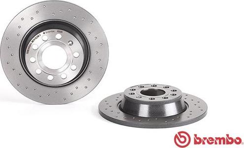 Brembo 08.A202.1X - Jarrulevy inparts.fi