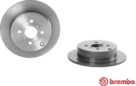 Brembo 08.A273.11 - Jarrulevy inparts.fi