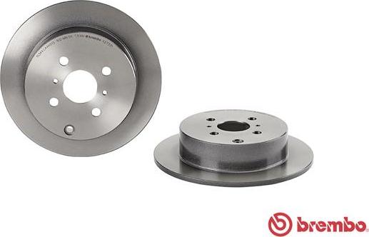 Brembo 08.A273.31 - Jarrulevy inparts.fi