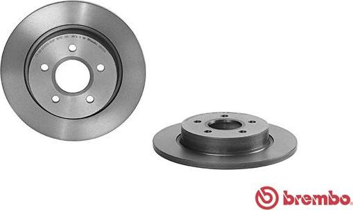 Brembo 08.A725.11 - Jarrulevy inparts.fi