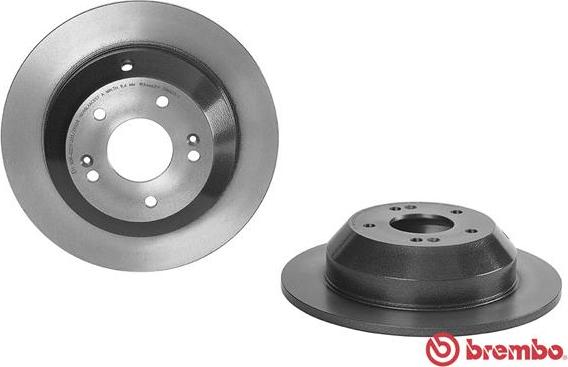 Brembo 08.B605.11 - Jarrulevy inparts.fi