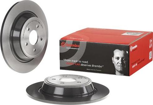 Brembo 08.N258.21 - Jarrulevy inparts.fi