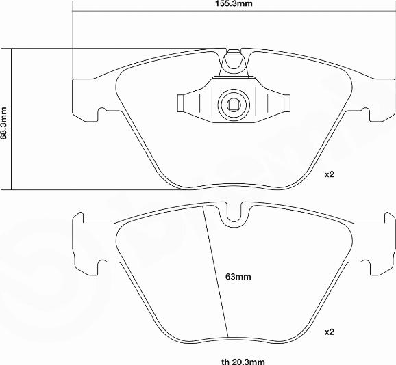 Brembo 07.B314.99 - Teho-jarrupalasarja inparts.fi