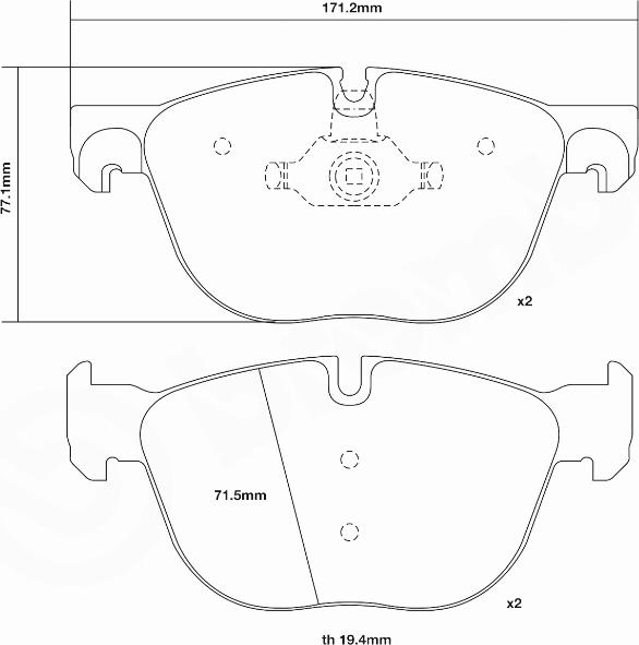 Brembo 07.B314.96 - Teho-jarrupalasarja inparts.fi