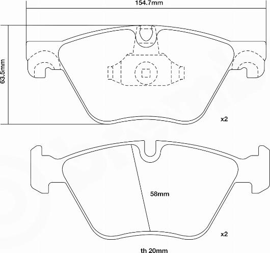 Brembo 07.B314.97 - Teho-jarrupalasarja inparts.fi