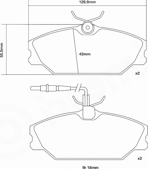 Brembo 07.B314.50 - Teho-jarrupalasarja inparts.fi