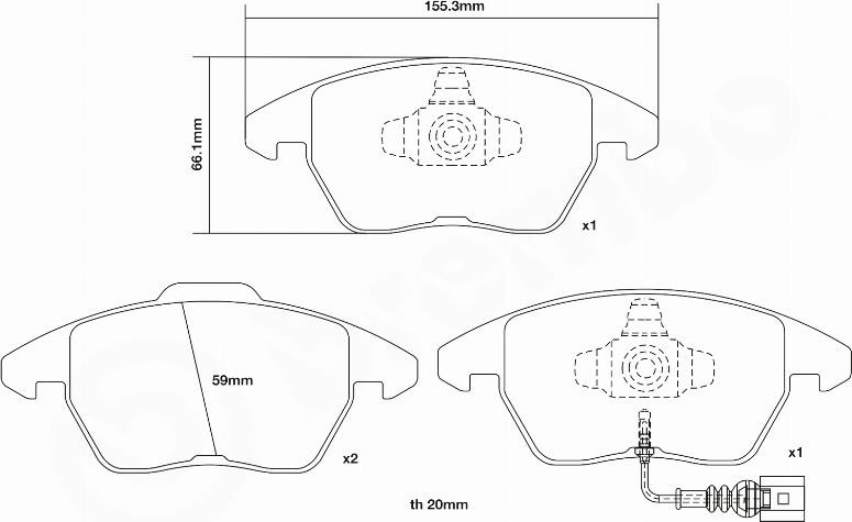 Brembo 07.B314.52 - Teho-jarrupalasarja inparts.fi