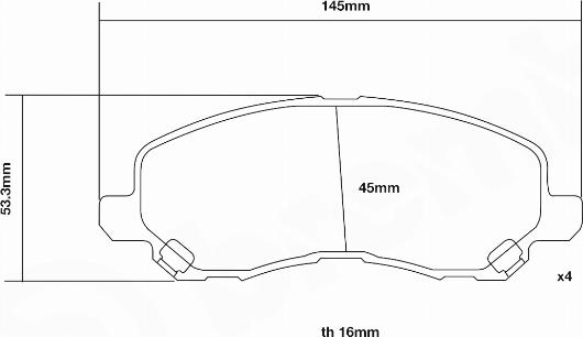 Brembo 07.B314.09 - Teho-jarrupalasarja inparts.fi