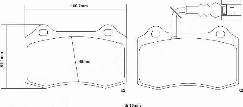 Brembo 07.B314.03 - Teho-jarrupalasarja inparts.fi